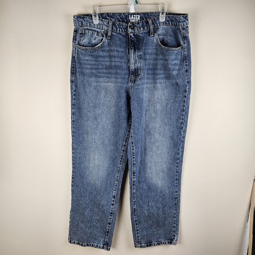 Lazer Jeans Mens 36x30 Loose Fit Denim All Cotton skater